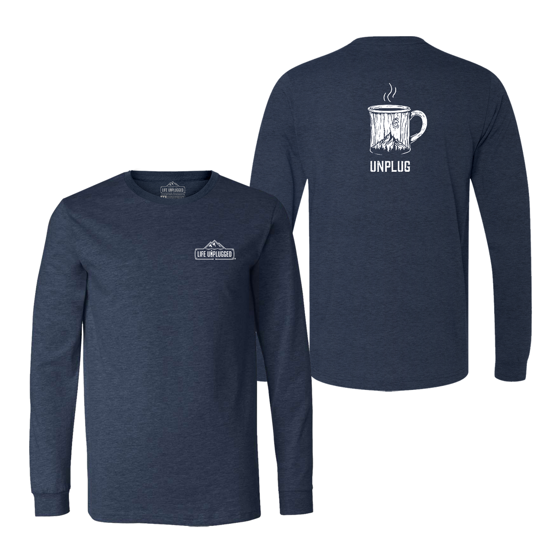 WOODEN COFFEE MUG Long Sleeve T-Shirt