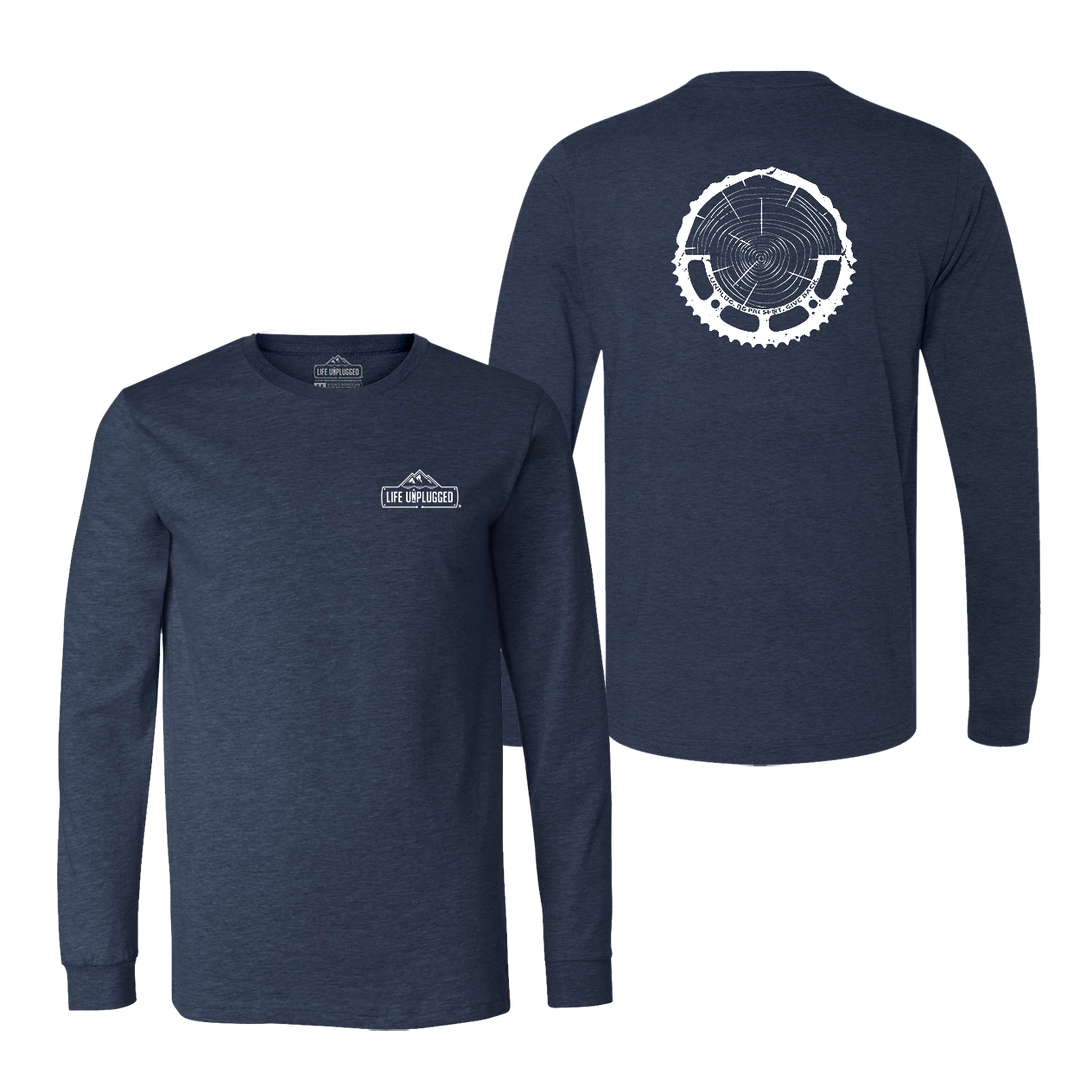 Tree Rings Chainring Long Sleeve T-Shirt