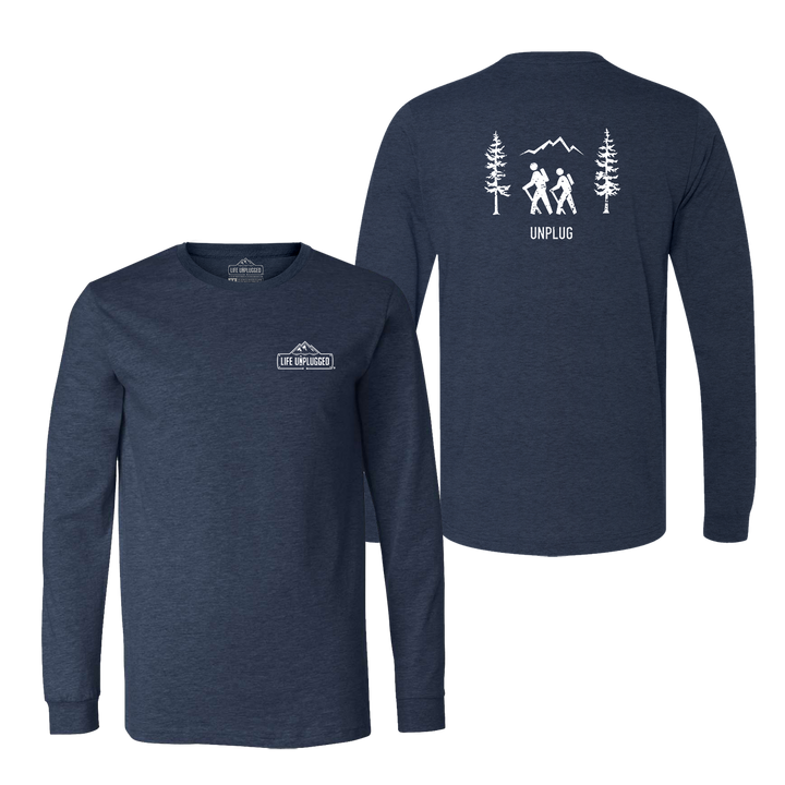 Hiking Scene Long Sleeve T-Shirt