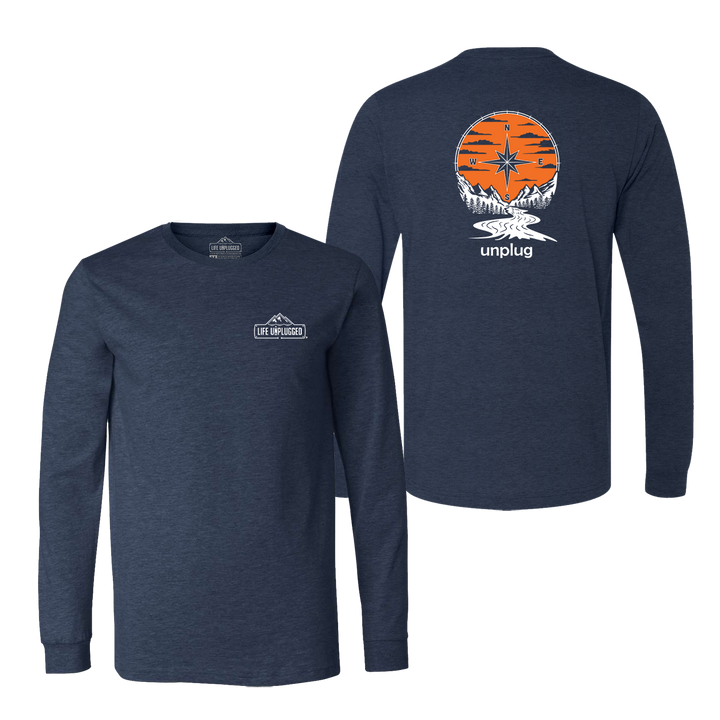 Compass Sunset Long Sleeve T-Shirt