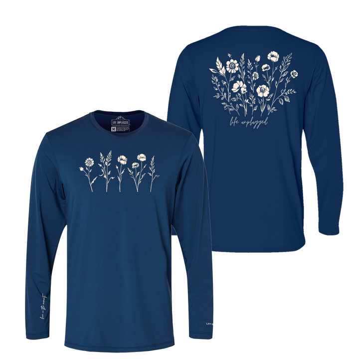 Live in the Moment Wildflower Performance Long Sleeve with UPF 50+