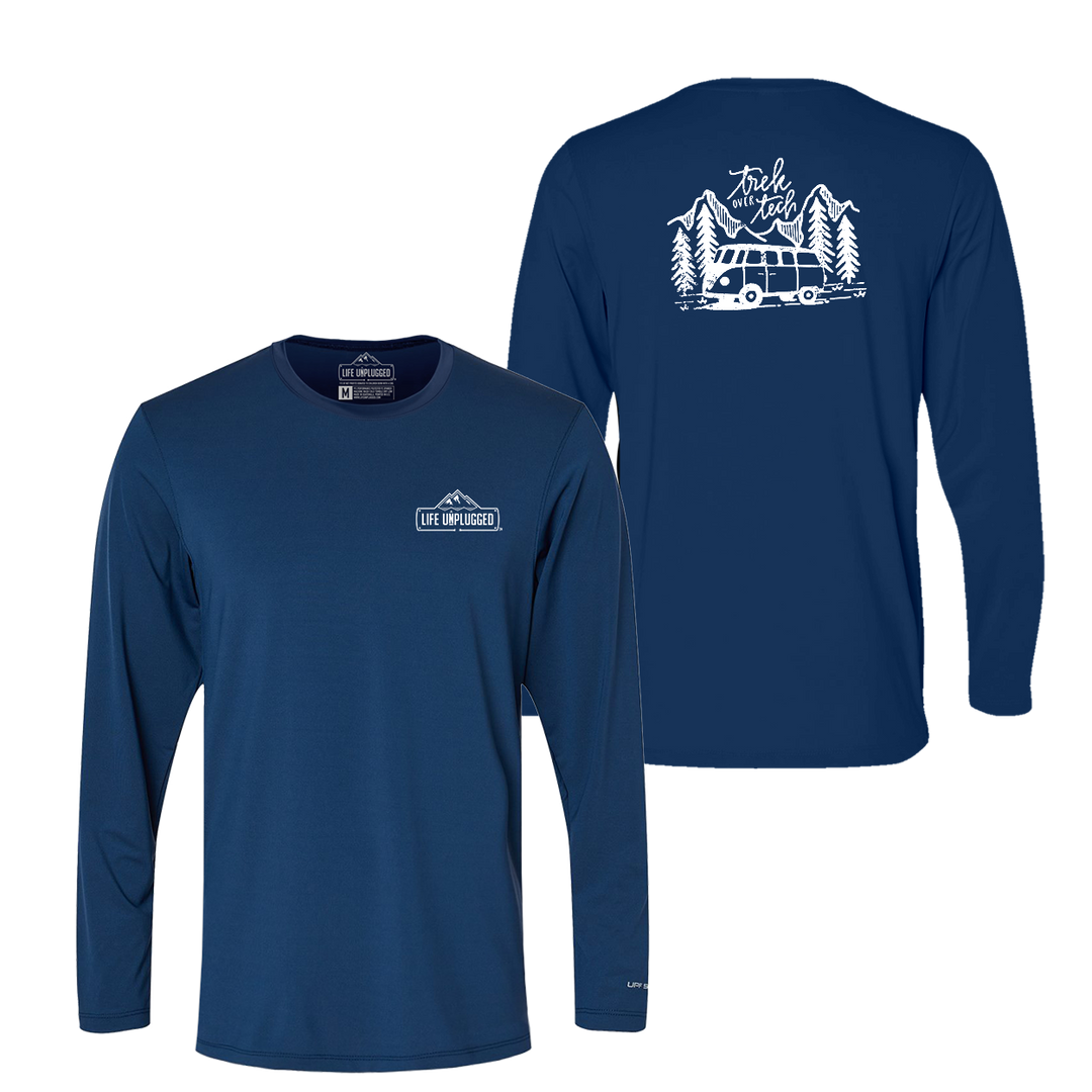 Trek Over Tech Performance Long Sleeve with UPF 50+
