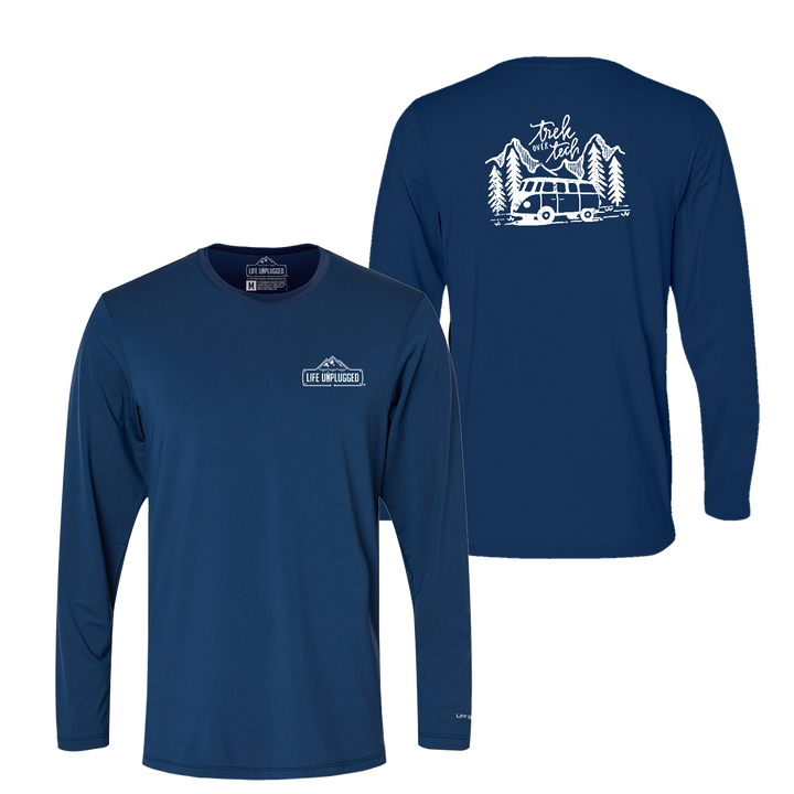 Trek Over Tech Performance Long Sleeve with UPF 50+