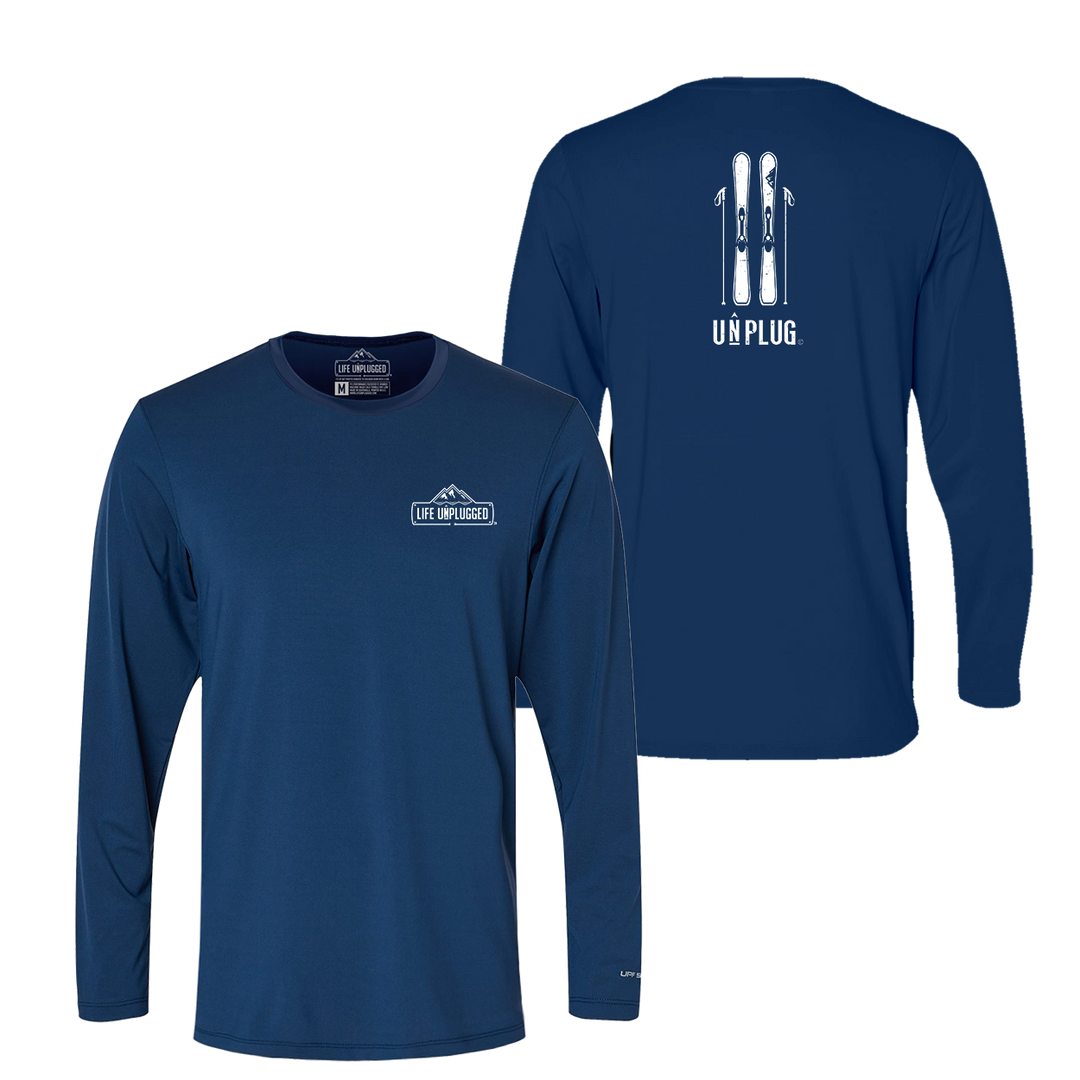 Skiing Performance Long Sleeve with UPF 50+