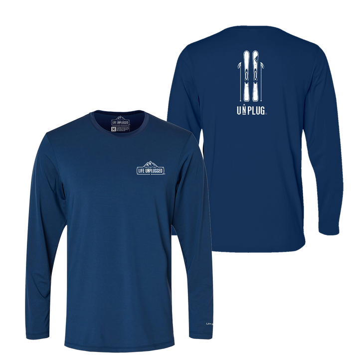Skiing Performance Long Sleeve with UPF 50+