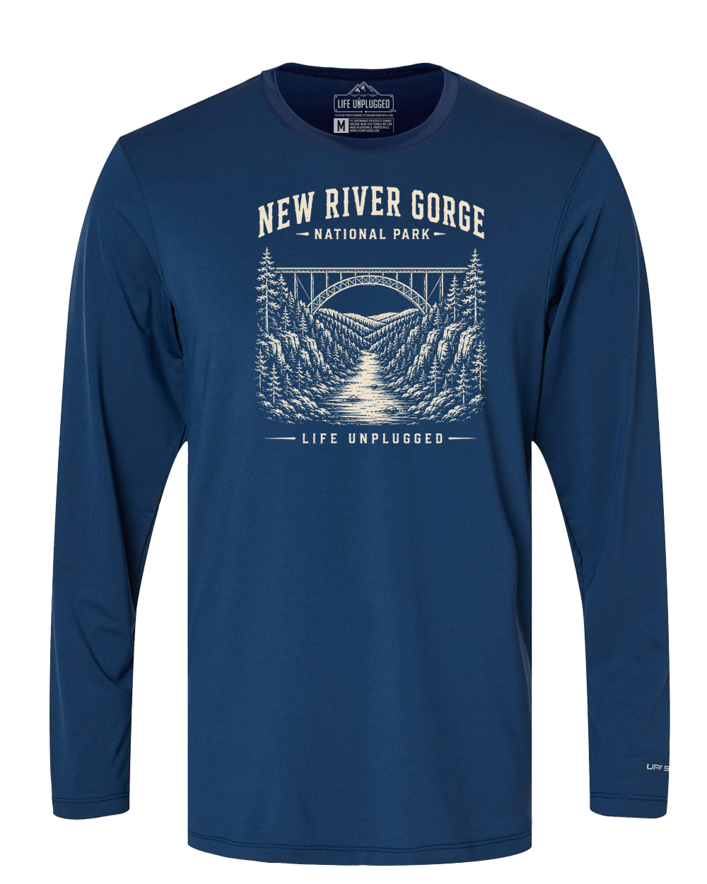 NEW RIVER GORGE NATIONAL PARK Performance Long Sleeve with UPF 50+