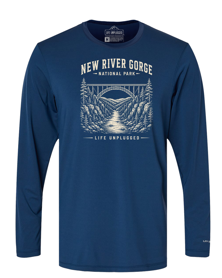 NEW RIVER GORGE NATIONAL PARK Performance Long Sleeve with UPF 50+