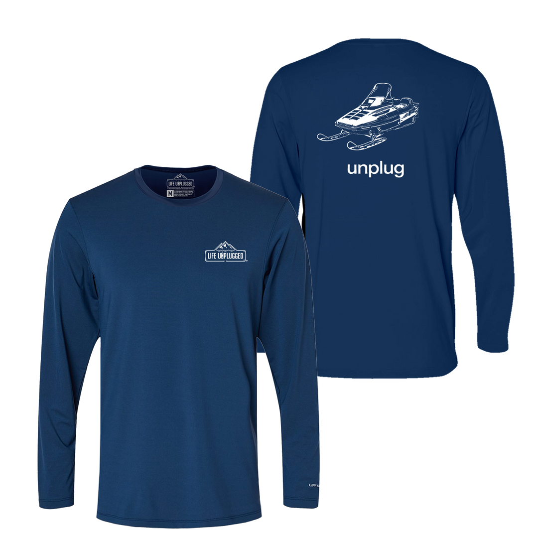 SNOWMOBILE Performance Long Sleeve with UPF 50+