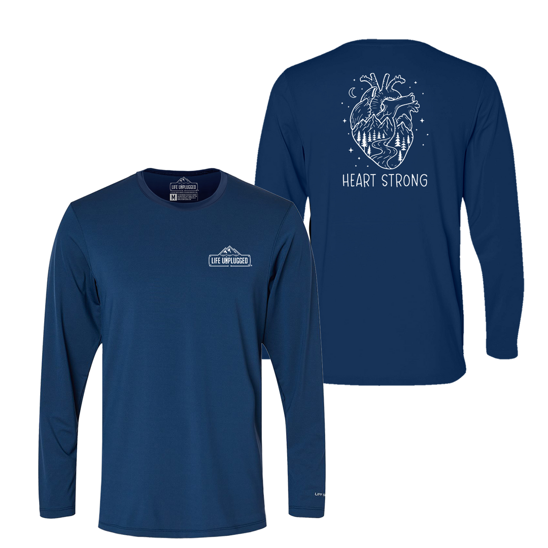 HEART STRONG Performance Long Sleeve with UPF 50+