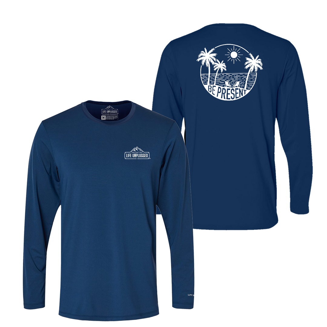 Be Present Beach Performance Long Sleeve with UPF 50+