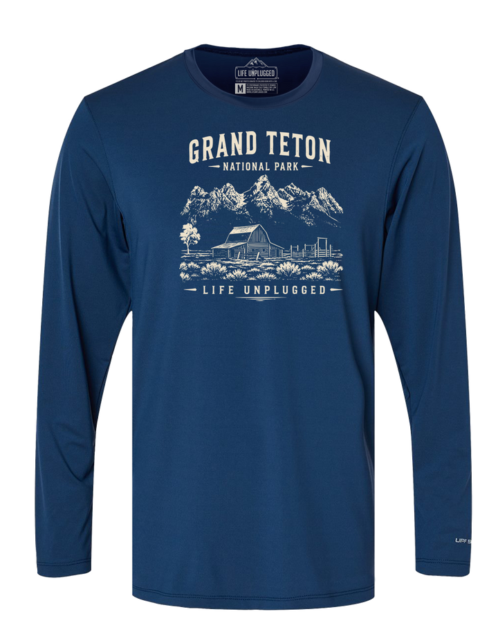 GRAND TETON NATIONAL PARK Performance Long Sleeve with UPF 50+