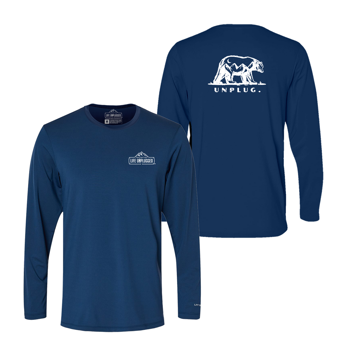 BEAR MOUNTAIN SCENE Performance Long Sleeve with UPF 50+