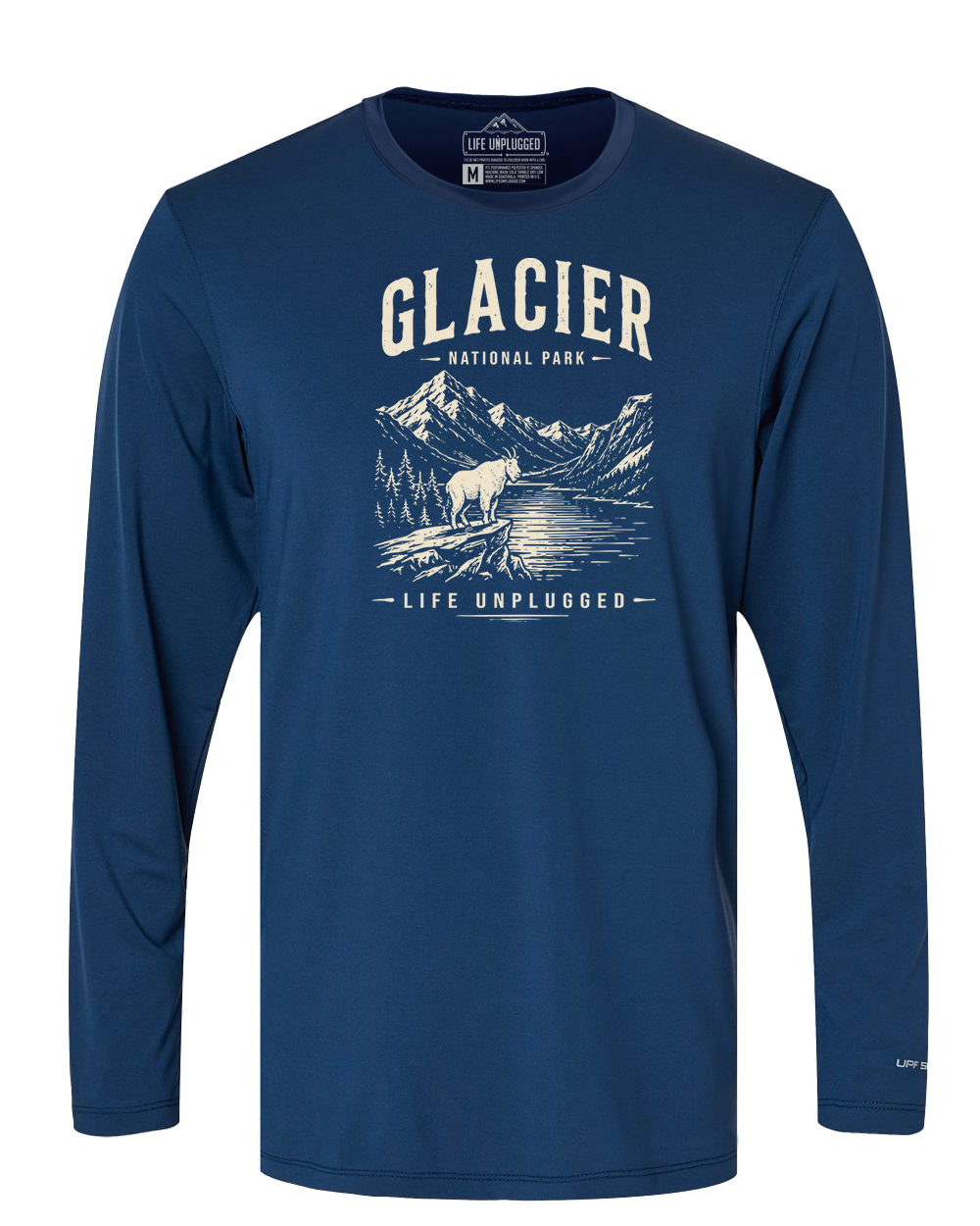 GLACIER NATIONAL PARK Performance Long Sleeve with UPF 50+