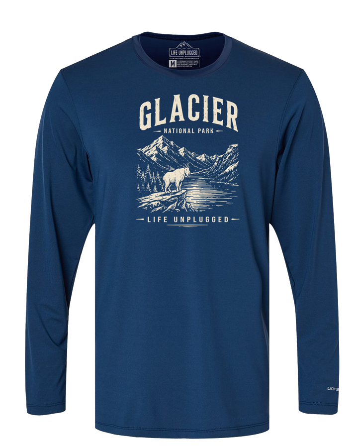 GLACIER NATIONAL PARK Performance Long Sleeve with UPF 50+