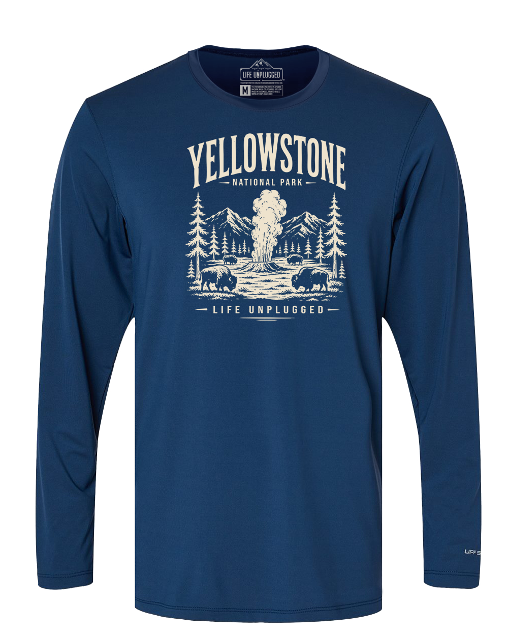 YELLOWSTONE NATIONAL PARK Performance Long Sleeve with UPF 50+