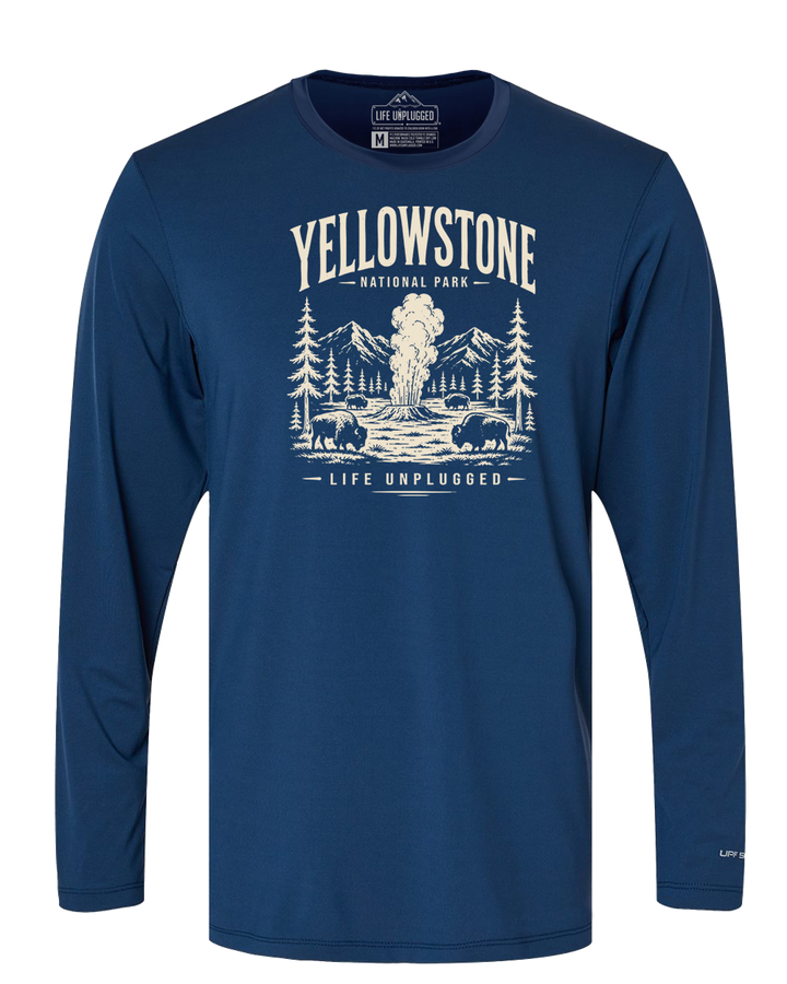 YELLOWSTONE NATIONAL PARK Performance Long Sleeve with UPF 50+