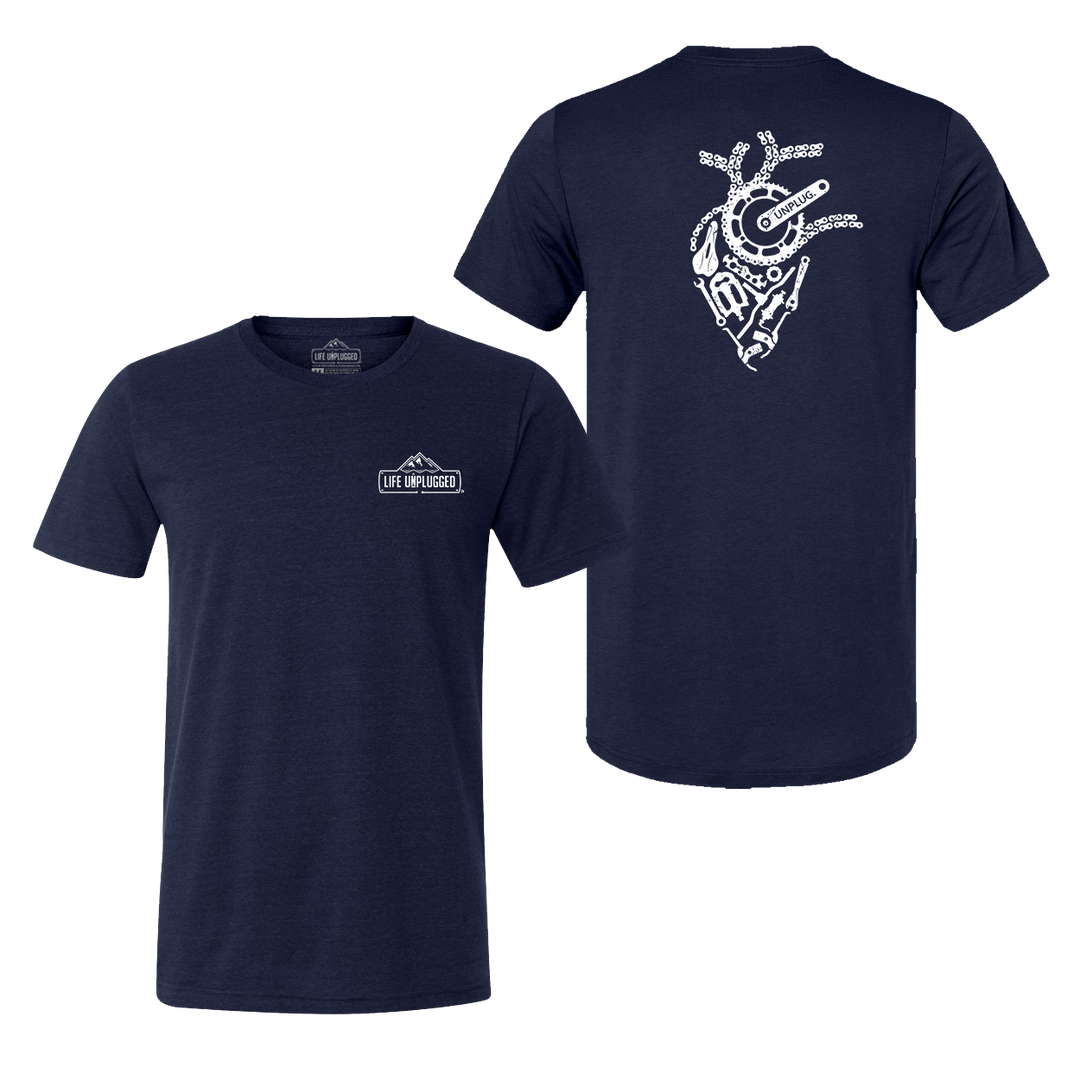 Anatomical Heart (Bicycle Parts) Triblend T-Shirt