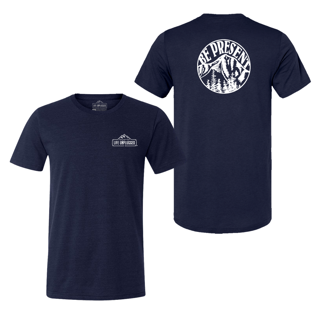 Be Present Mountain Triblend T-Shirt