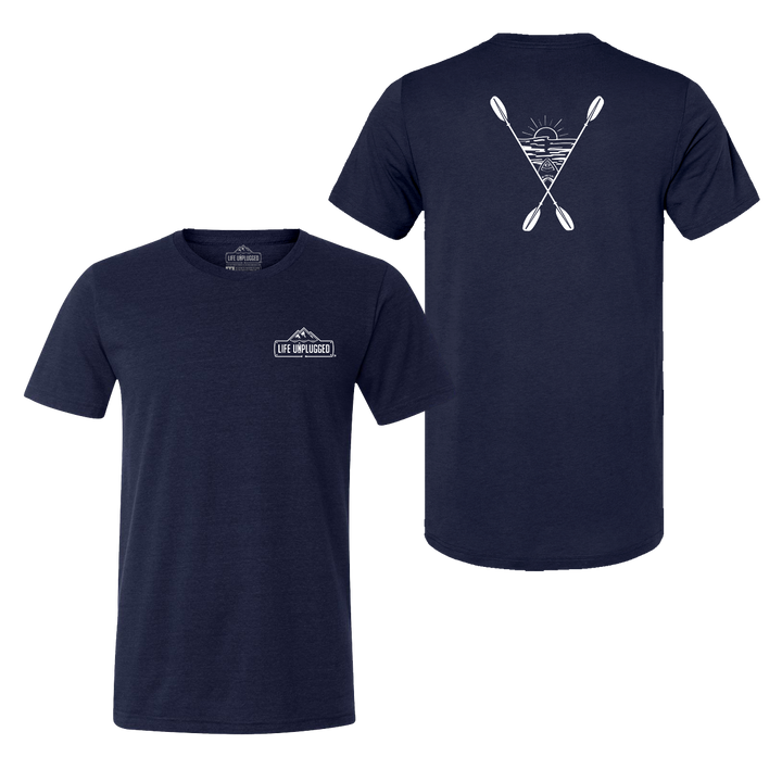 Kayaking Into The Sunset Triblend T-Shirt