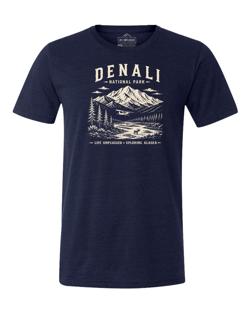 DENALI NATIONAL PARK XPLORING ALASKA Collaboration Triblend T-Shirt