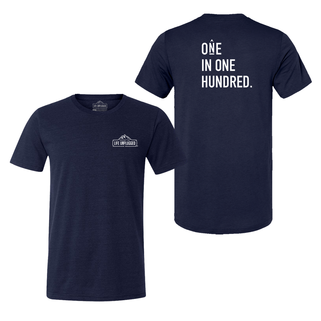 One in One Hundred Stacked Triblend T-Shirt