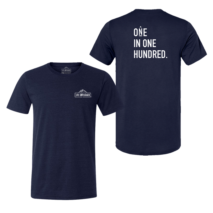 One in One Hundred Stacked Triblend T-Shirt