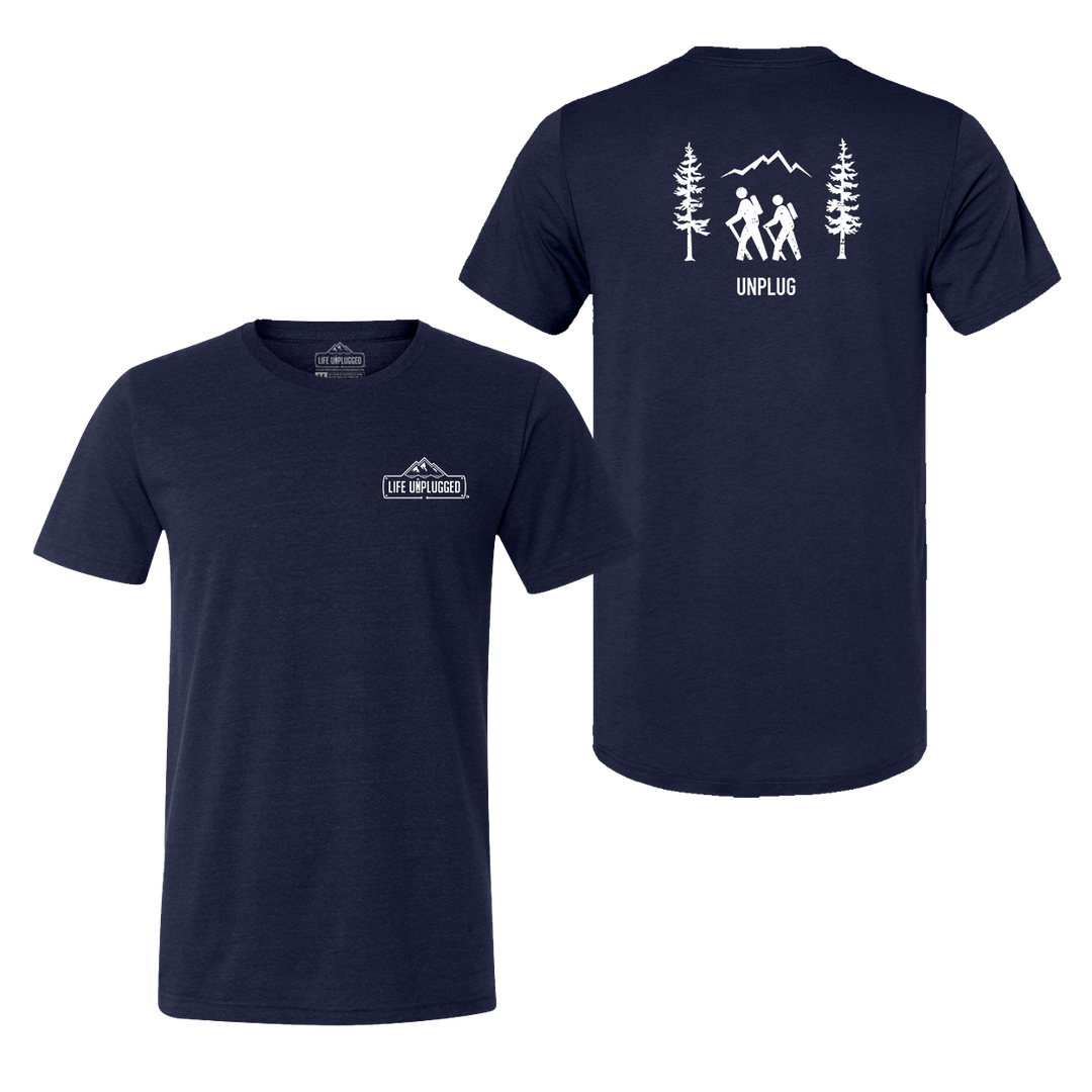 Hiking Scene Triblend T-Shirt