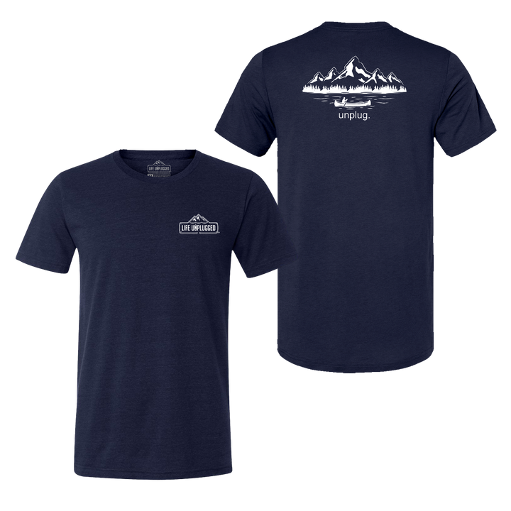 Canoeing in the Mountains Triblend T-Shirt