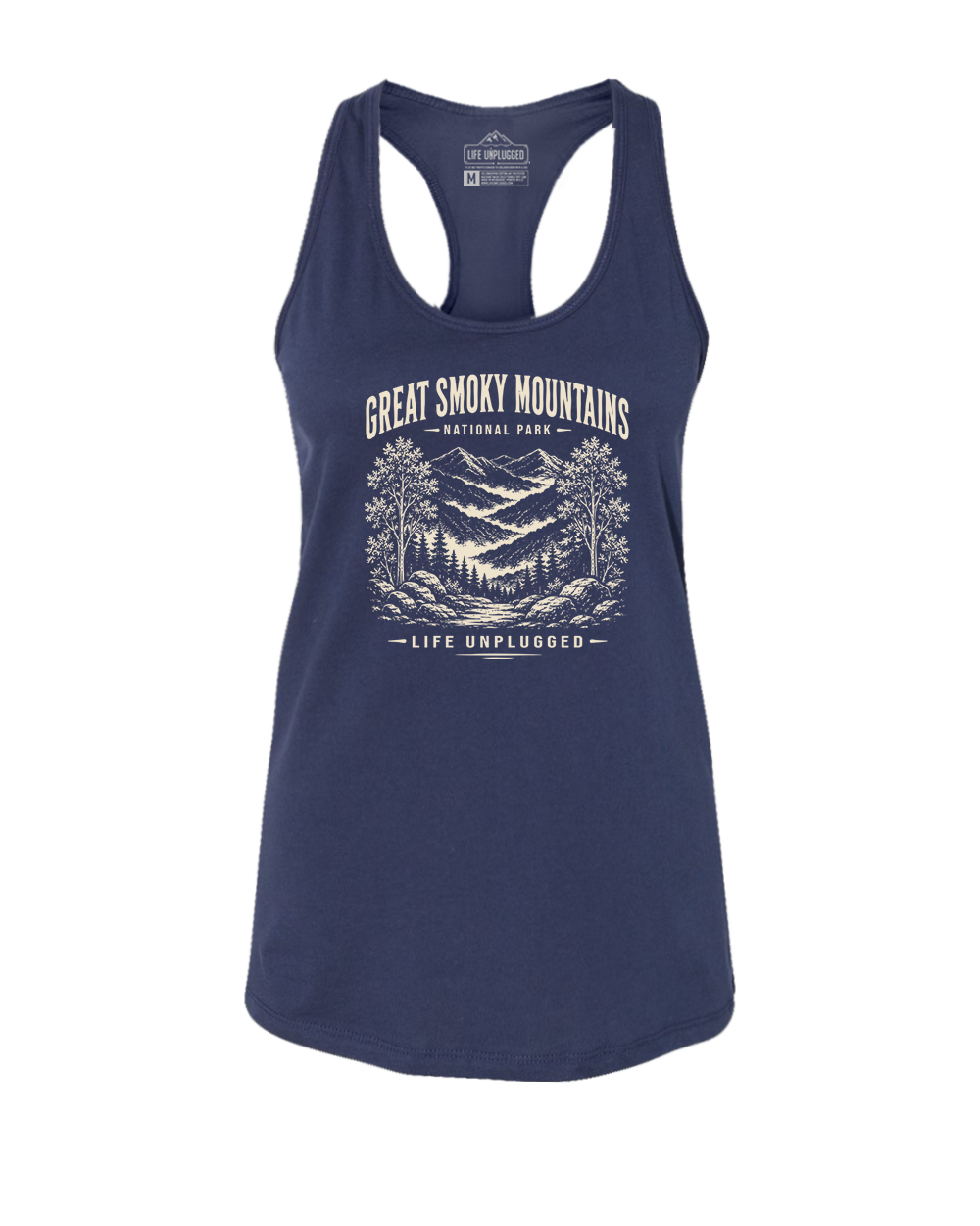 GREAT SMOKY MOUNTAINS Women's Racerback Tank Top