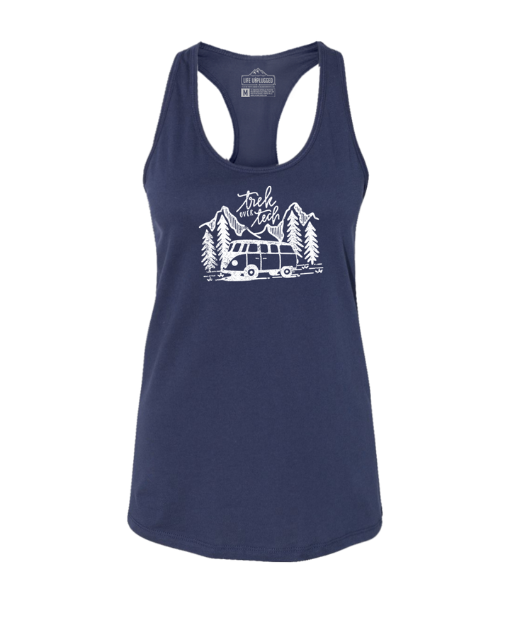 TREK OVER TECH Women's Racerback Tank Top