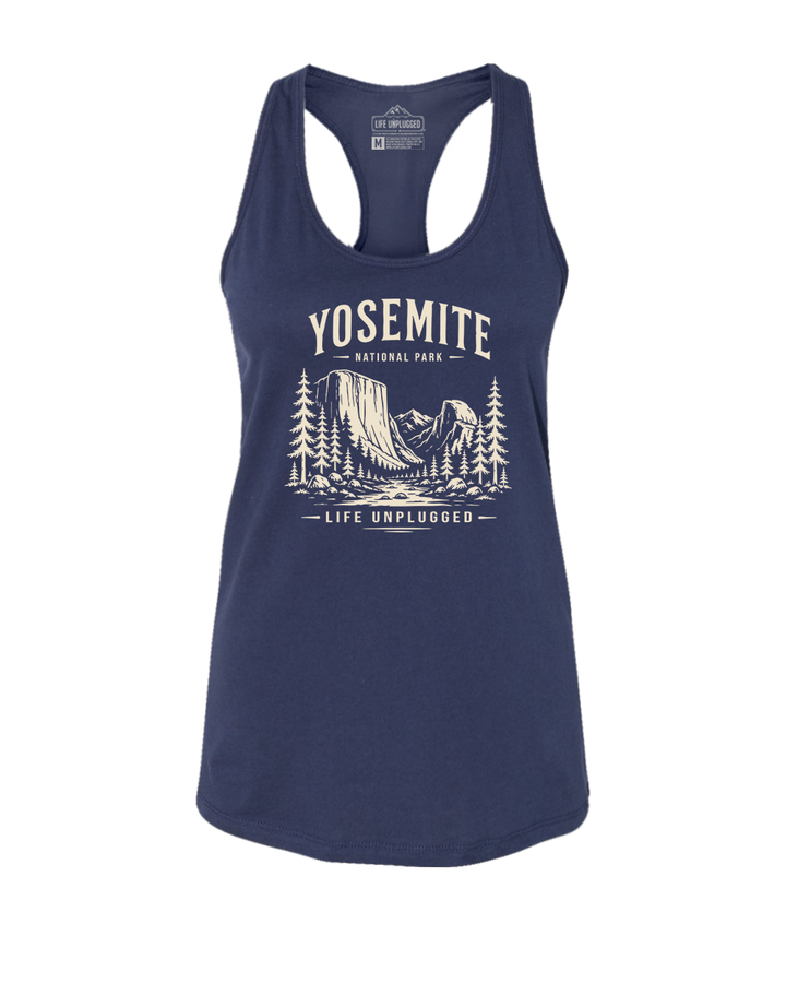 YOSEMITE NATIONAL PARK Women's Racerback Tank Top