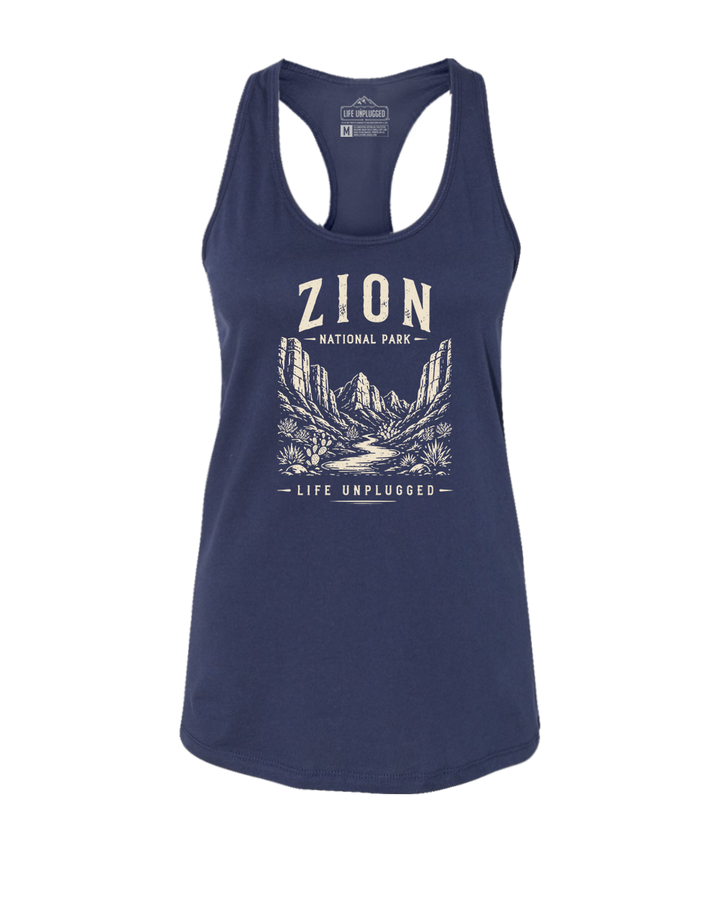 ZION NATIONAL PARK Women's Racerback Tank Top