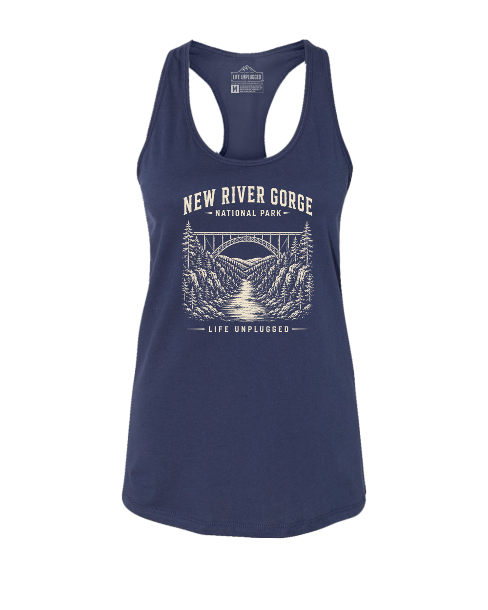 NEW RIVER GORGE NATIONAL PARK Women's Racerback Tank Top