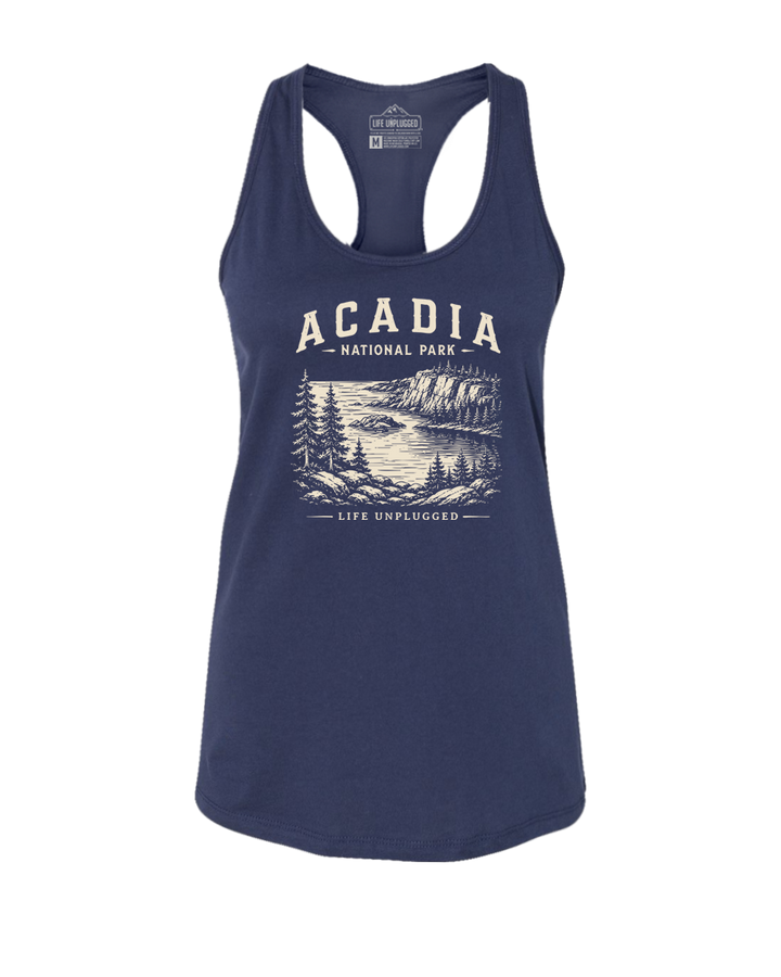 ACADIA NATIONAL PARK Women's Racerback Tank Top