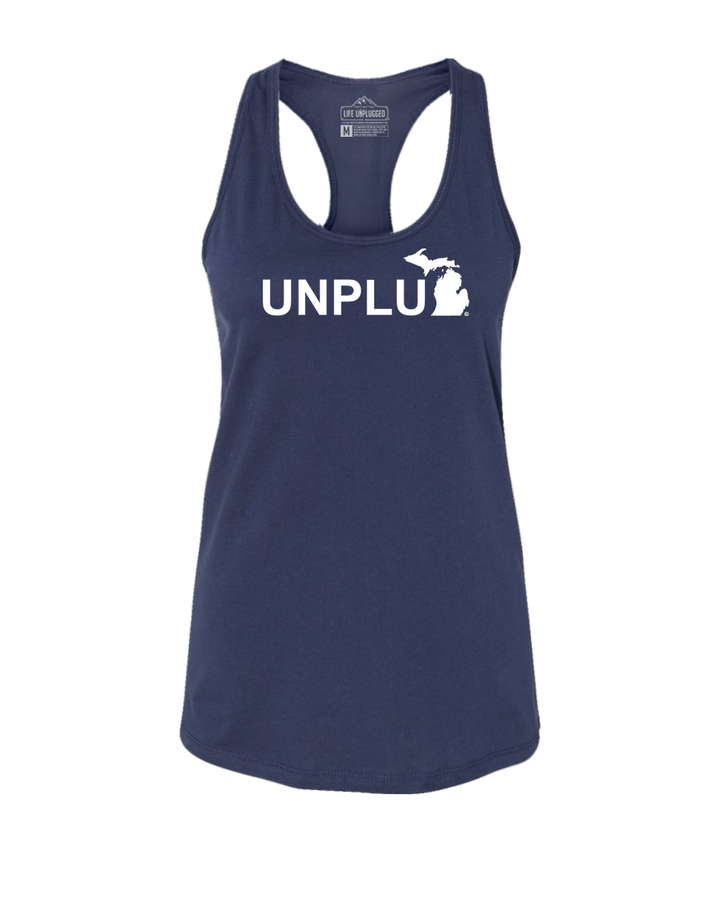 Unplug (MI) Women's Racerback Tank Top