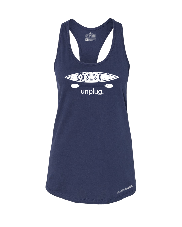 Kayak Premium Women's Relaxed Fit Racerback Tank Top - Life Unplugged