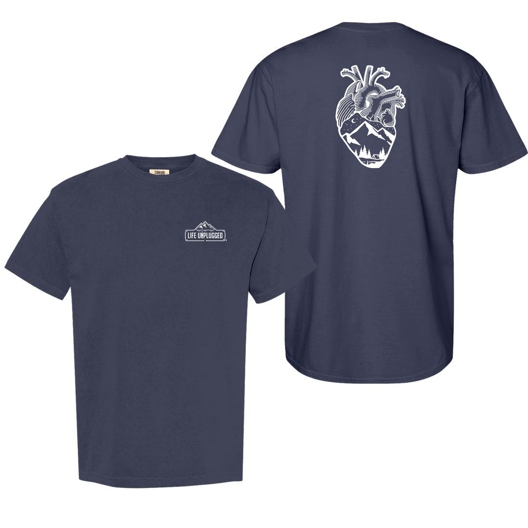 ANATOMICAL HEART (FULL CHEST) Cotton T-Shirt powered by Comfort Colors®