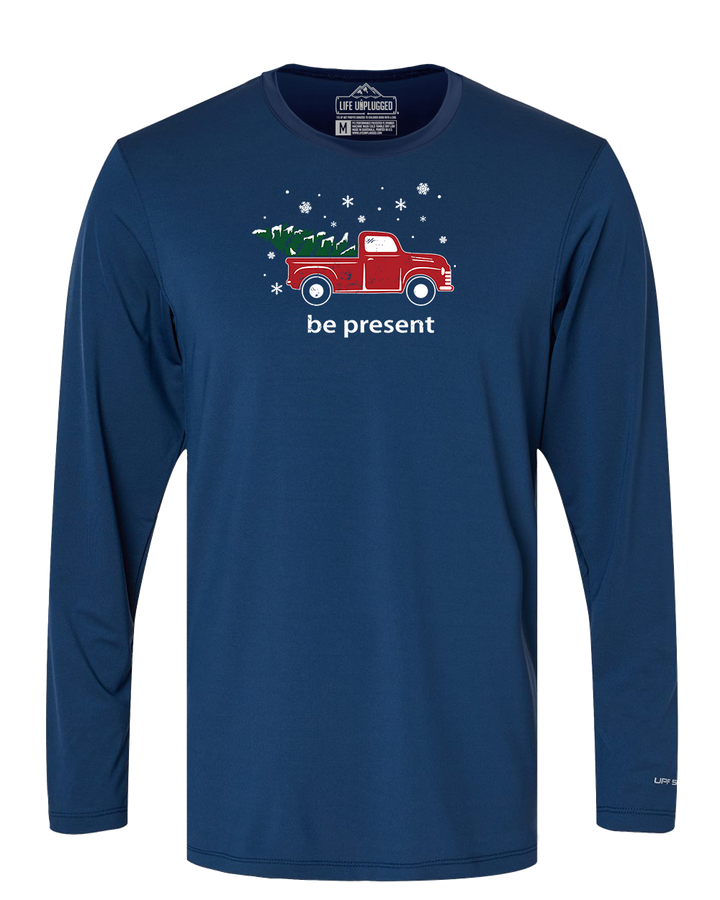 Christmas Tree Truck Performance Long Sleeve with UPF 50+