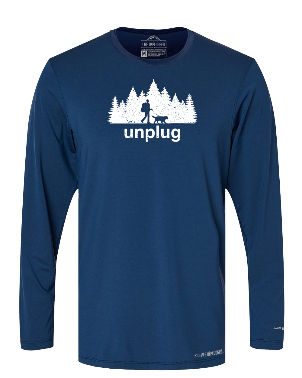 Dog Walks in the Woods Poly/Spandex High Performance Long Sleeve with UPF 50+ - Life Unplugged