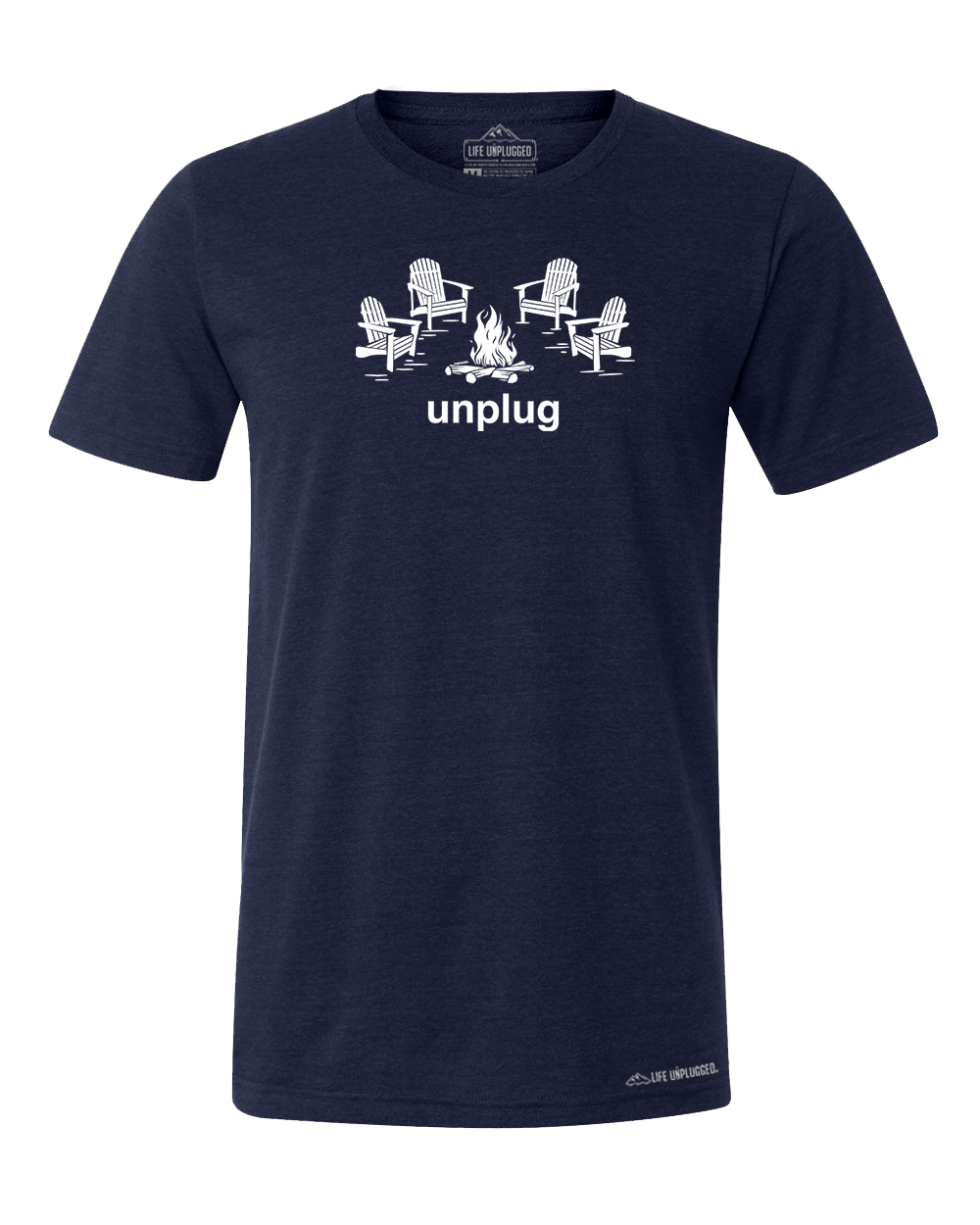 Campfire Chairs Premium Triblend T-Shirt - Life Unplugged