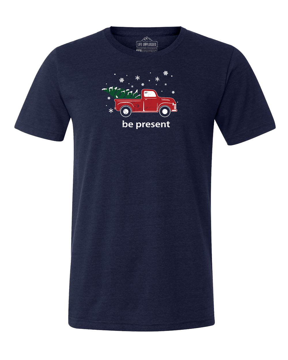 Christmas Tree Truck Triblend T-Shirt