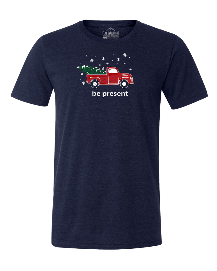 Christmas Tree Truck Triblend T-Shirt