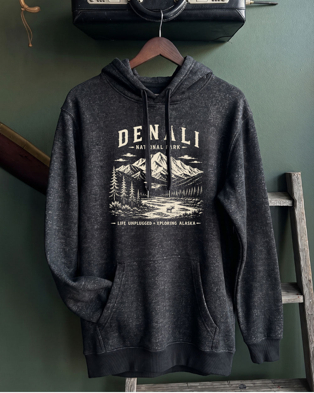 LIMITED EDITION DENALI NATIONAL PARK XPLORING ALASKA Collaboration Nantucket Super Soft Sweater Hoodie