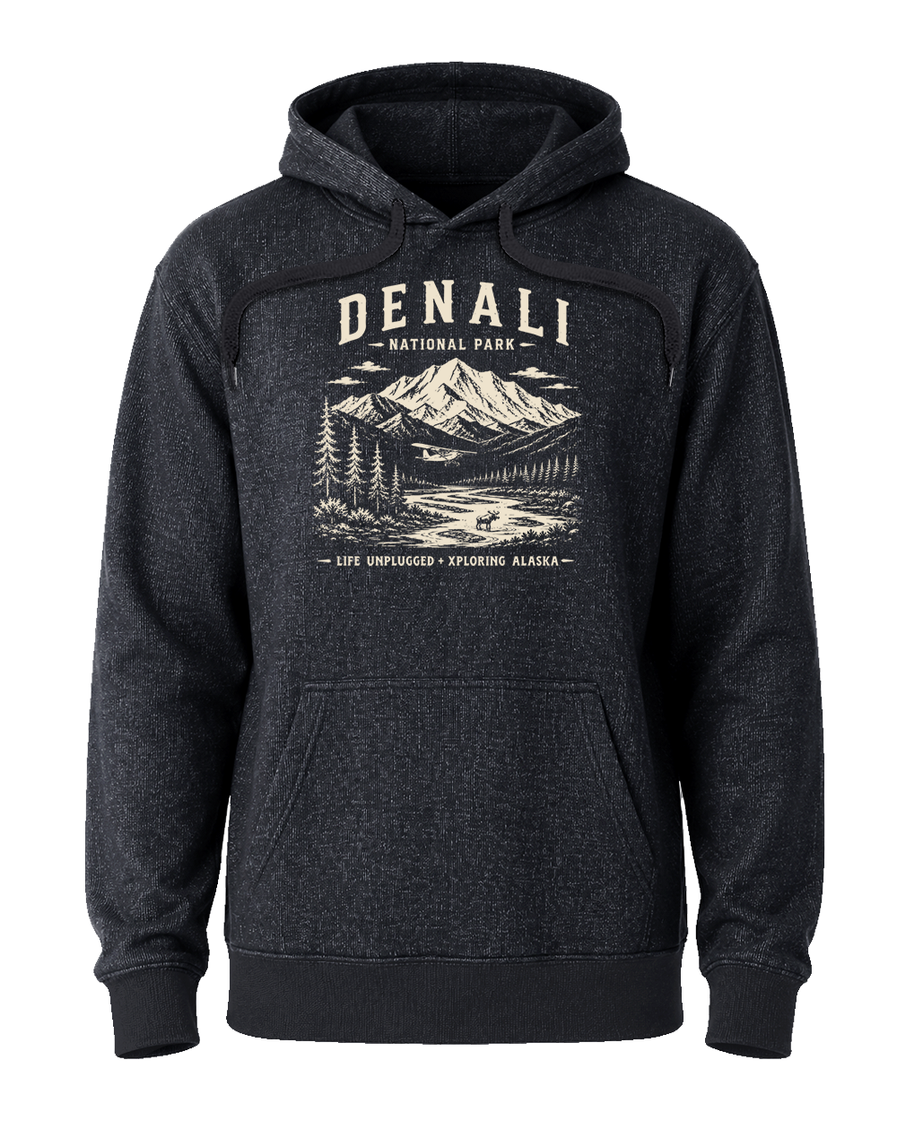 LIMITED EDITION DENALI NATIONAL PARK XPLORING ALASKA Collaboration Nantucket Super Soft Sweater Hoodie