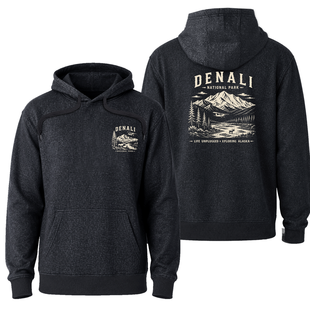 LIMITED EDITION DENALI NATIONAL PARK XPLORING ALASKA Collaboration Nantucket Super Soft Sweater Hoodie