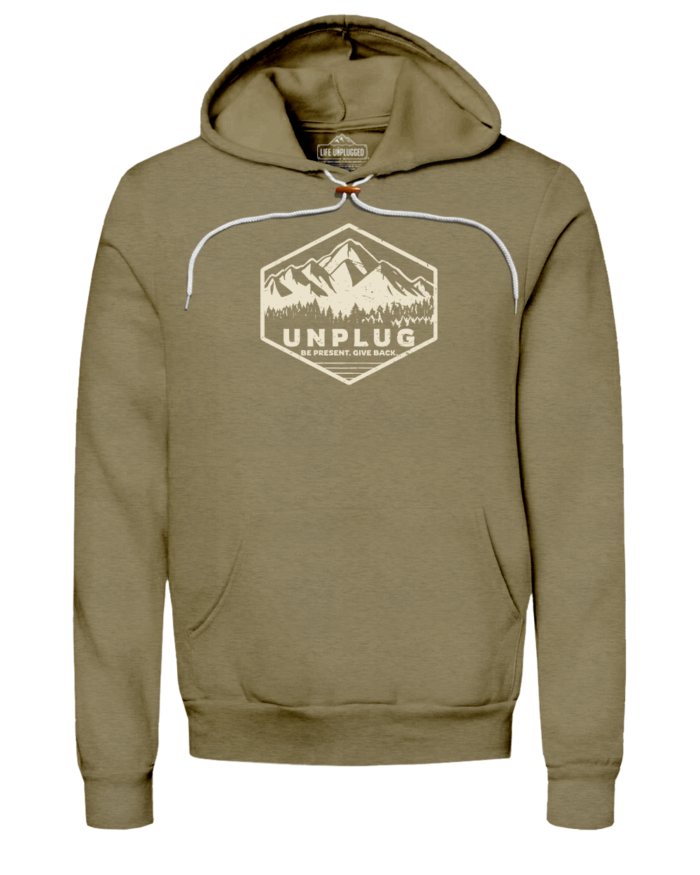 Unplug Mountain Badge Super Soft Hoodie