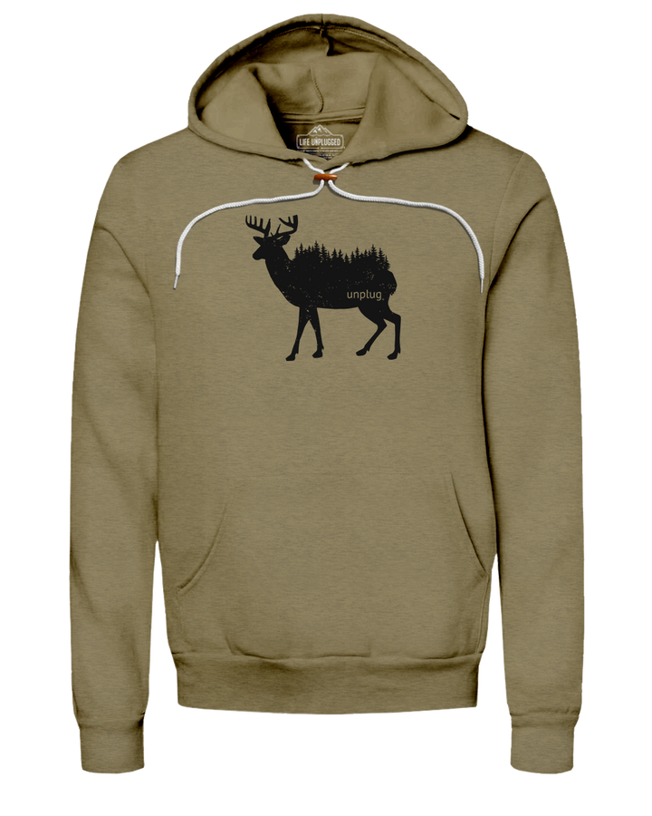 Deer In The Trees Super Soft Hoodie