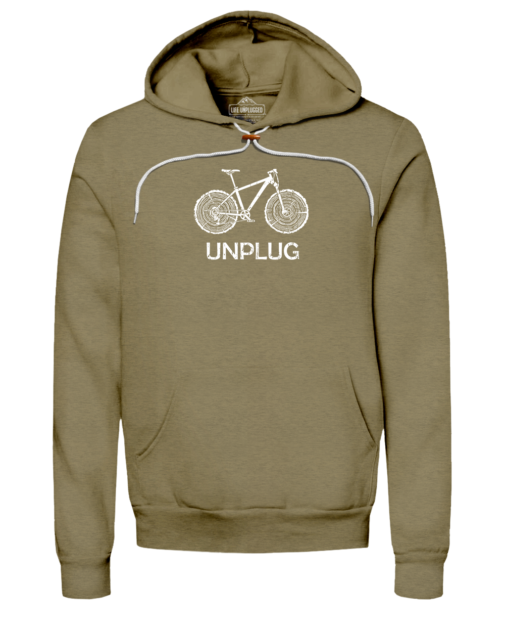 Mountain Bike Tree Stumps Super Soft Hoodie