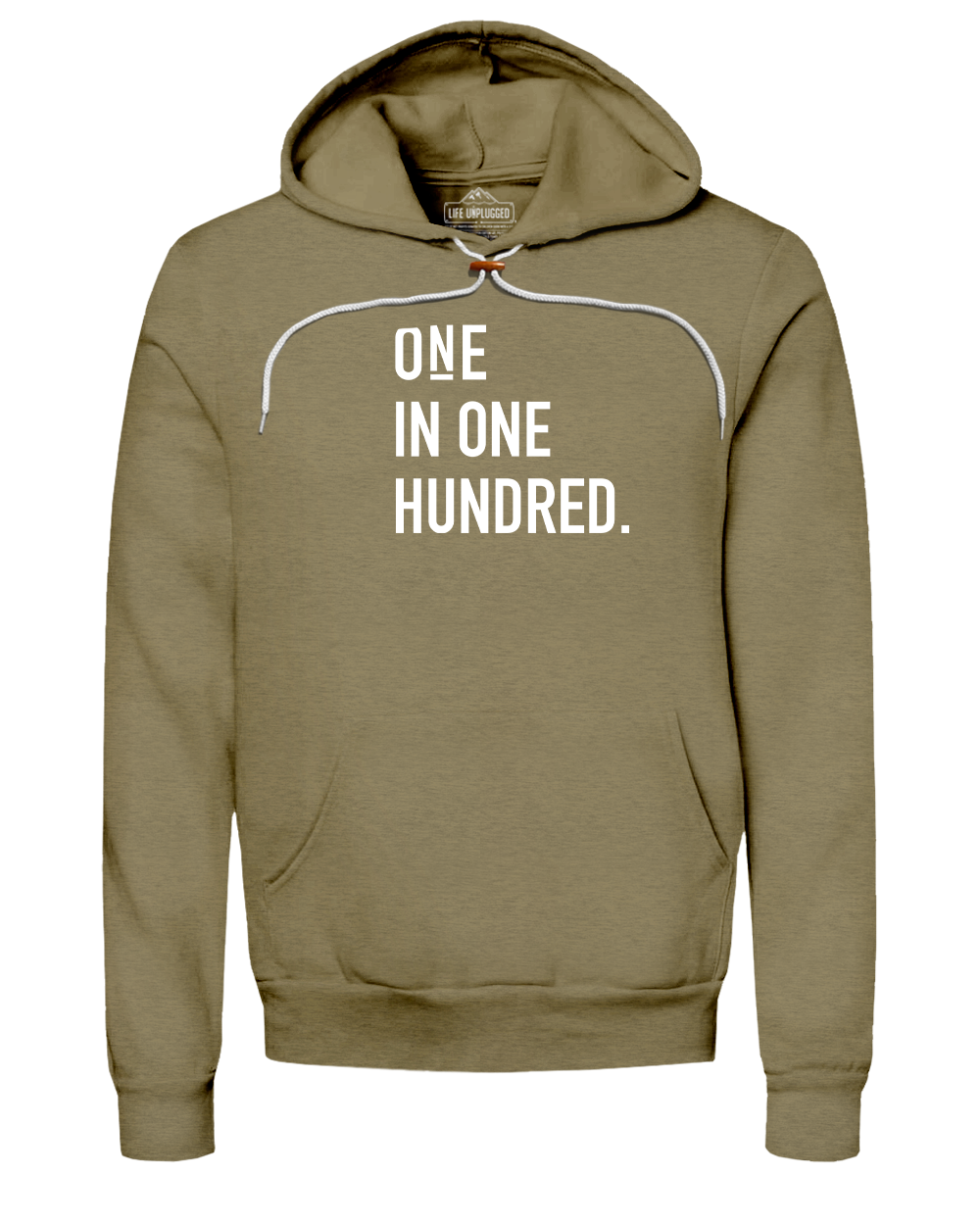 One in One Hundred Stacked Super Soft Hoodie