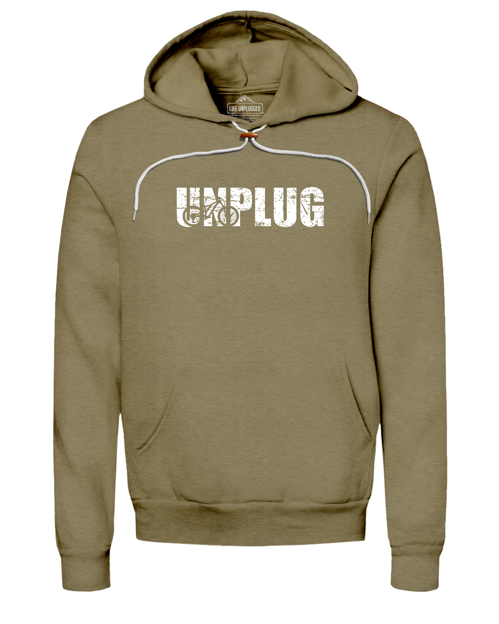 Unplug Mountain Bike Silhouette Super Soft Hoodie